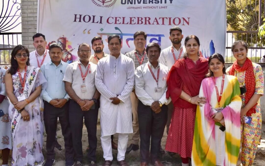 Mahaveer University Celebrated the Festival of Holi with Joy, Unity, and Vibrancy