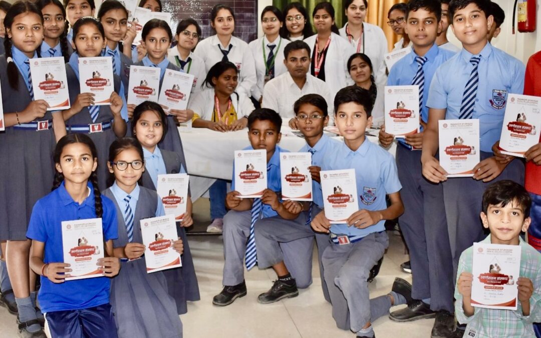 Mahaveer Ayurvedic College and Hospital Organized Suvarnaprashan Camps Across Local Schools