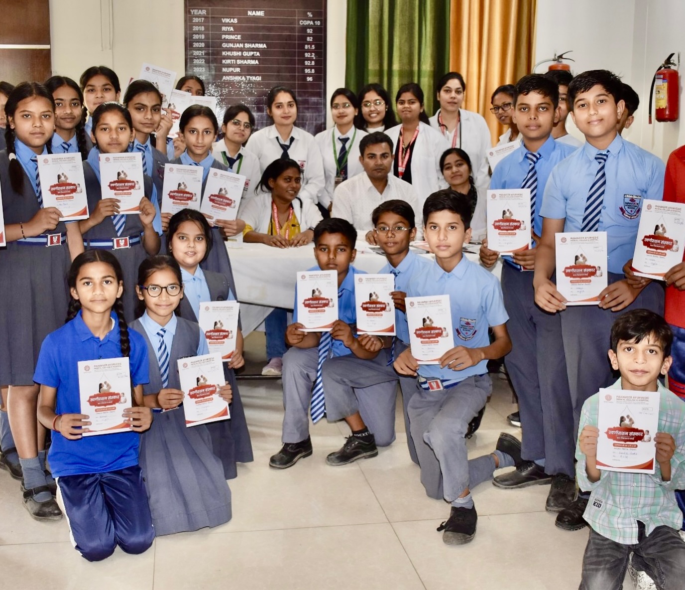 Mahaveer Ayurvedic College and Hospital Organized Suvarnaprashan Camps Across Local Schools