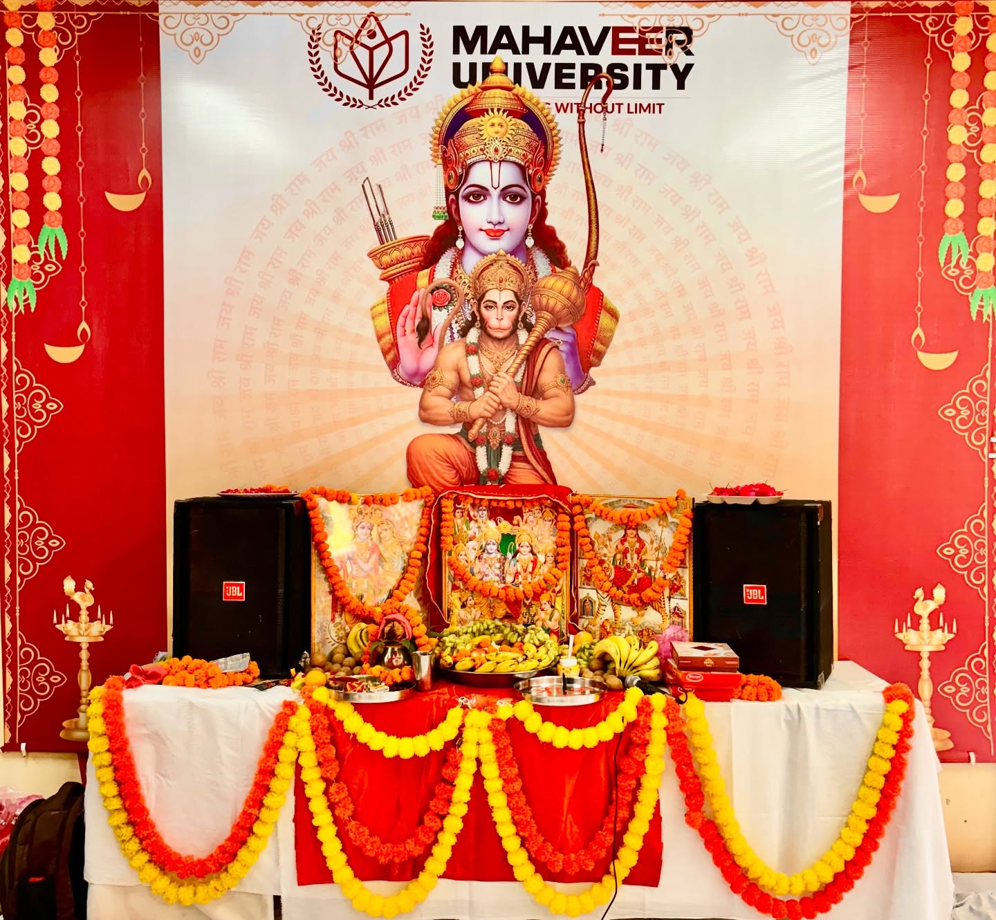 Hanuman Janmotsav Celebrated with Spiritual Fervor at Mahaveer University